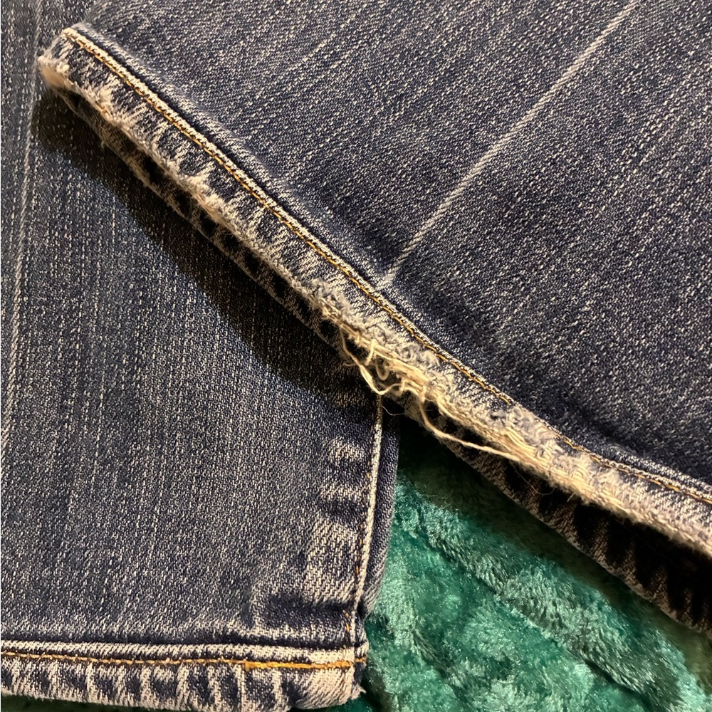 7 For All Mankind Light Blue Denim Jeans - Picture 6 of 10